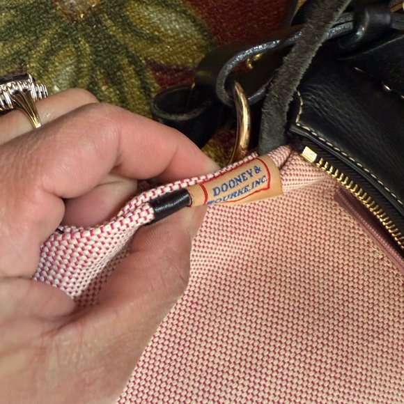 Dooney & Bourke Hobo Handbag Armbag Purse Black Pebble Leather - Picture 16 of 16